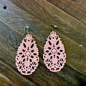 Pink earrings